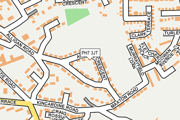 PH7 3JT map - OS OpenMap – Local (Ordnance Survey)
