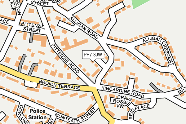 PH7 3JW map - OS OpenMap – Local (Ordnance Survey)