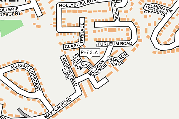 PH7 3LA map - OS OpenMap – Local (Ordnance Survey)