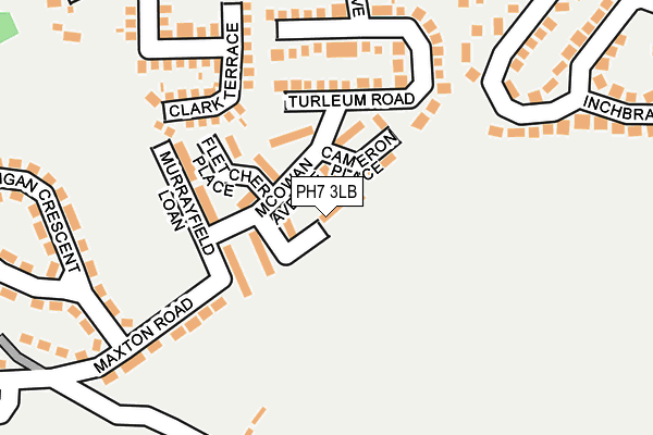 PH7 3LB map - OS OpenMap – Local (Ordnance Survey)