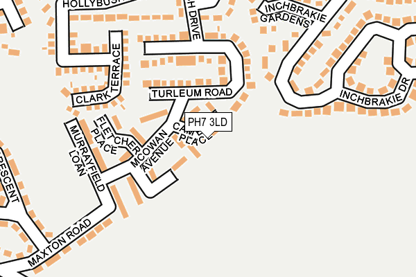 PH7 3LD map - OS OpenMap – Local (Ordnance Survey)