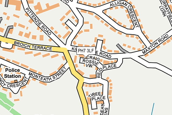 PH7 3LF map - OS OpenMap – Local (Ordnance Survey)