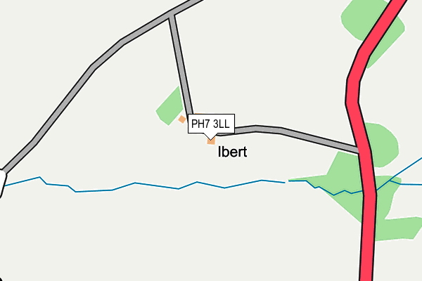 PH7 3LL map - OS OpenMap – Local (Ordnance Survey)