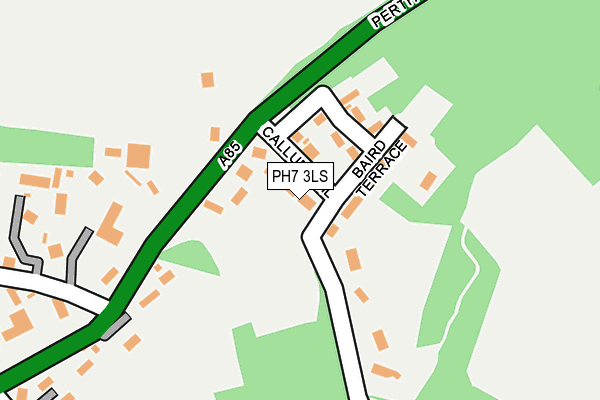 PH7 3LS map - OS OpenMap – Local (Ordnance Survey)