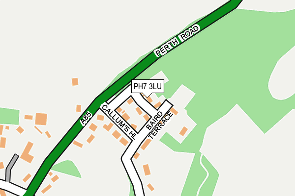 PH7 3LU map - OS OpenMap – Local (Ordnance Survey)