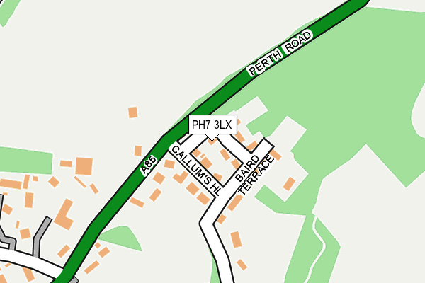 PH7 3LX map - OS OpenMap – Local (Ordnance Survey)