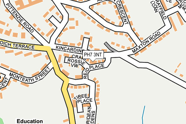 PH7 3NT map - OS OpenMap – Local (Ordnance Survey)