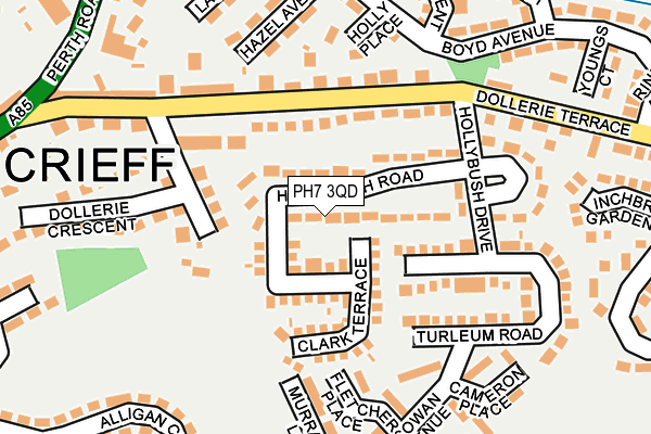 PH7 3QD map - OS OpenMap – Local (Ordnance Survey)