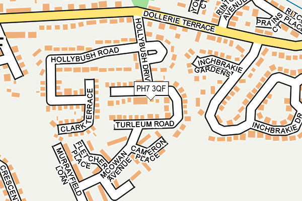PH7 3QF map - OS OpenMap – Local (Ordnance Survey)