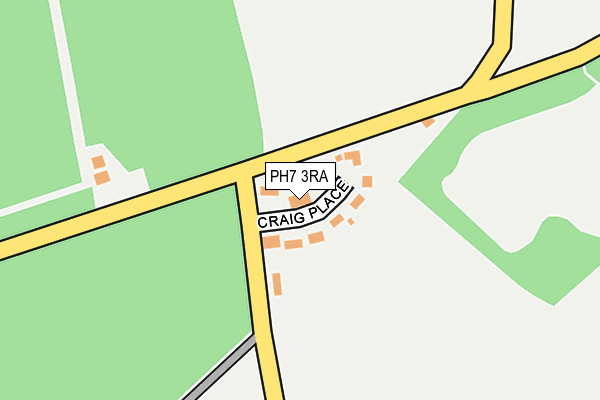 PH7 3RA map - OS OpenMap – Local (Ordnance Survey)
