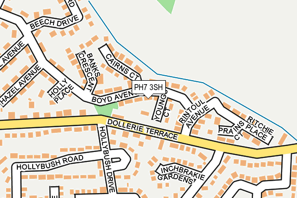 PH7 3SH map - OS OpenMap – Local (Ordnance Survey)
