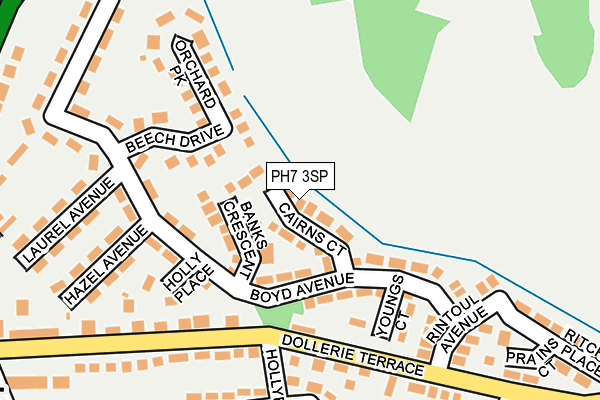 PH7 3SP map - OS OpenMap – Local (Ordnance Survey)