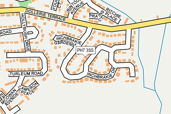 PH7 3SS map - OS OpenMap – Local (Ordnance Survey)