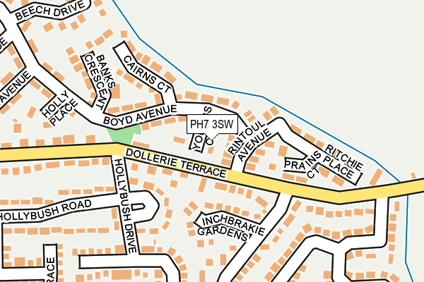 PH7 3SW map - OS OpenMap – Local (Ordnance Survey)