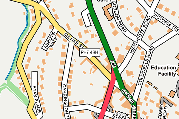 PH7 4BH map - OS OpenMap – Local (Ordnance Survey)