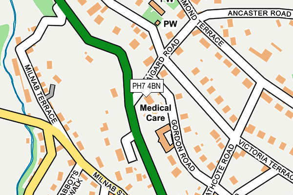 PH7 4BN map - OS OpenMap – Local (Ordnance Survey)