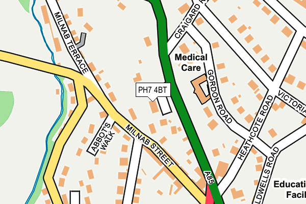 PH7 4BT map - OS OpenMap – Local (Ordnance Survey)