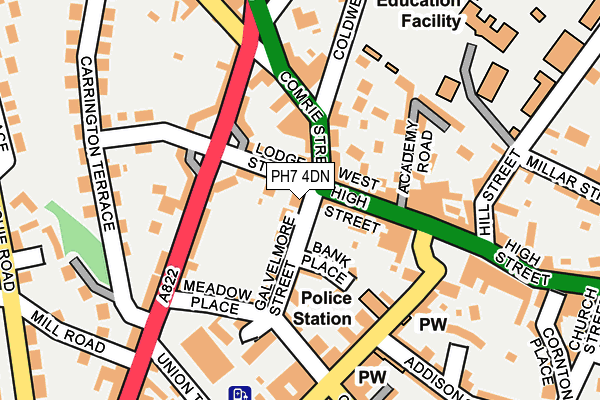 PH7 4DN map - OS OpenMap – Local (Ordnance Survey)
