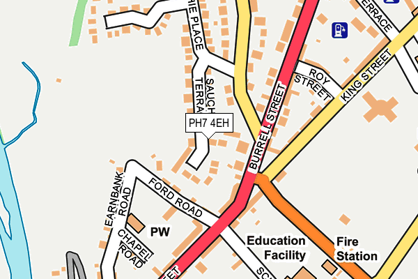 PH7 4EH map - OS OpenMap – Local (Ordnance Survey)