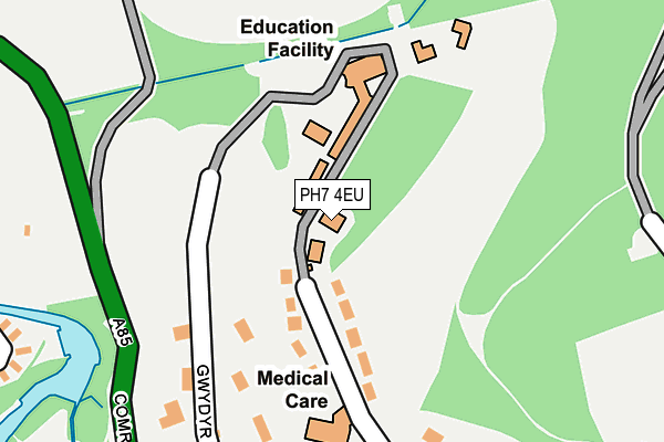 PH7 4EU map - OS OpenMap – Local (Ordnance Survey)