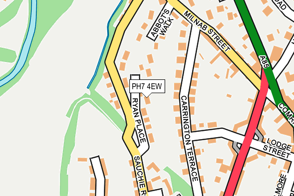 PH7 4EW map - OS OpenMap – Local (Ordnance Survey)
