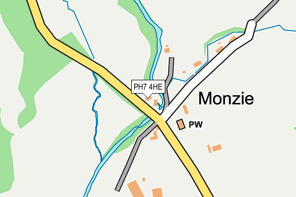 PH7 4HE map - OS OpenMap – Local (Ordnance Survey)