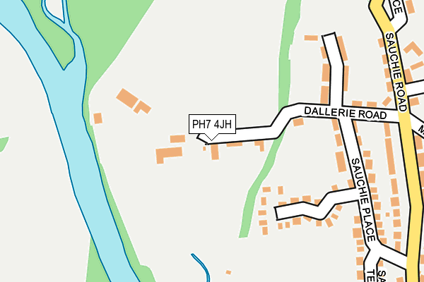 PH7 4JH map - OS OpenMap – Local (Ordnance Survey)