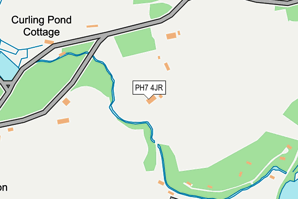 PH7 4JR map - OS OpenMap – Local (Ordnance Survey)