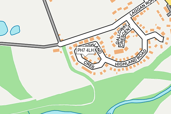 PH7 4LH map - OS OpenMap – Local (Ordnance Survey)