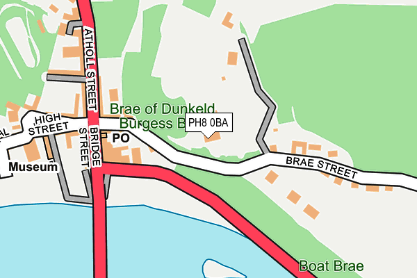 Map of DUNKELD FINE FOODS LTD at local scale