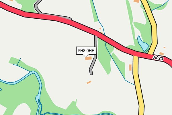 PH8 0HE map - OS OpenMap – Local (Ordnance Survey)