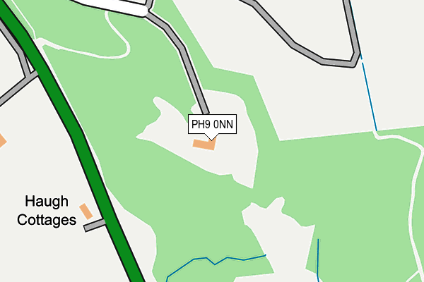 PH9 0NN map - OS OpenMap – Local (Ordnance Survey)