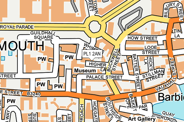 Map of DBS (FALMOUTH) LTD at local scale