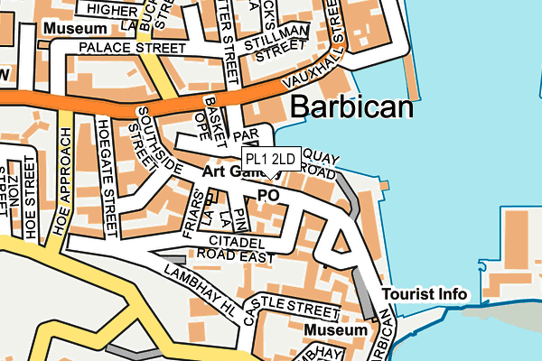 PL1 2LD map - OS OpenMap – Local (Ordnance Survey)