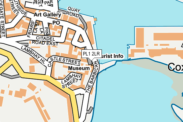 PL1 2LR map - OS OpenMap – Local (Ordnance Survey)