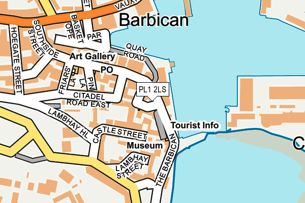 PL1 2LS map - OS OpenMap – Local (Ordnance Survey)