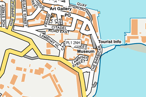 PL1 2NH map - OS OpenMap – Local (Ordnance Survey)