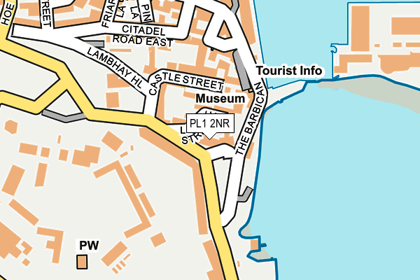 PL1 2NR map - OS OpenMap – Local (Ordnance Survey)