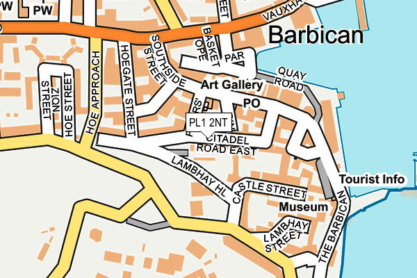 PL1 2NT map - OS OpenMap – Local (Ordnance Survey)