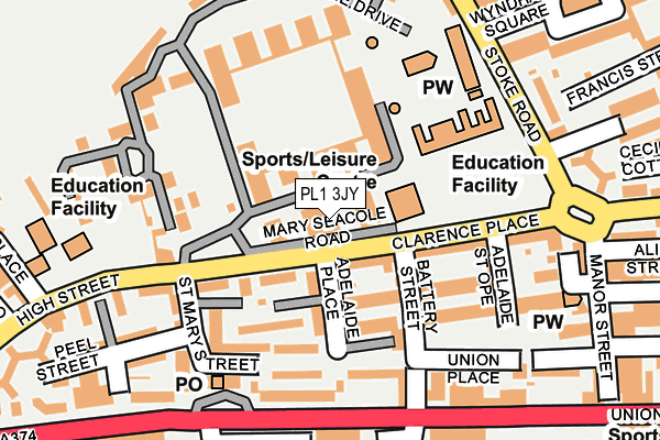 Map of ESPIER LTD at local scale