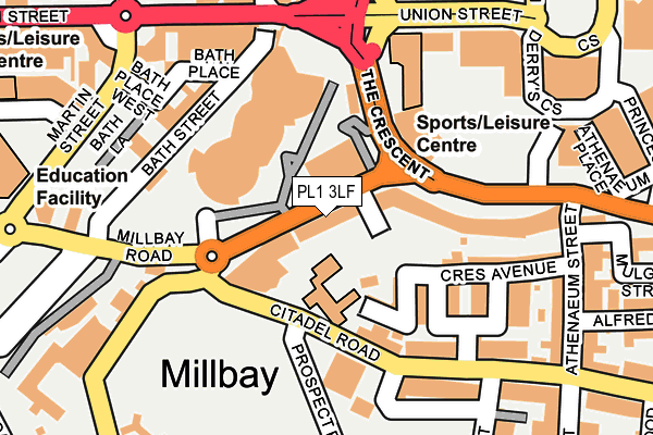 Map of PRINTON NEW HOMES LIMITED at local scale