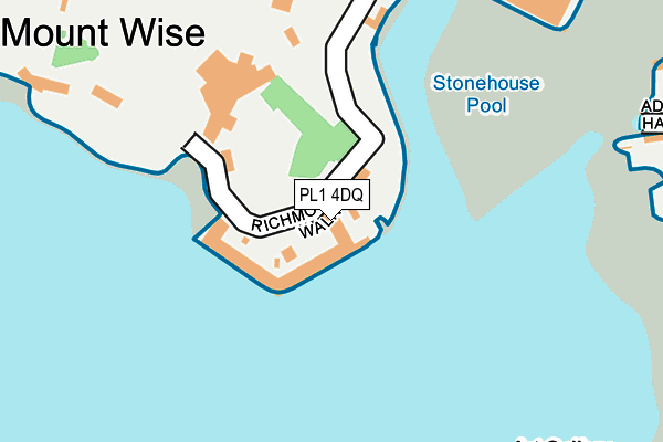 PL1 4DQ map - OS OpenMap – Local (Ordnance Survey)