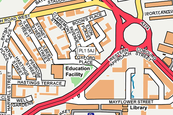 Map of VAUXHALL ESTATES LIMITED at local scale