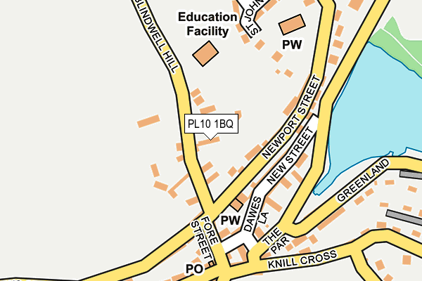 PL10 1BQ map - OS OpenMap – Local (Ordnance Survey)