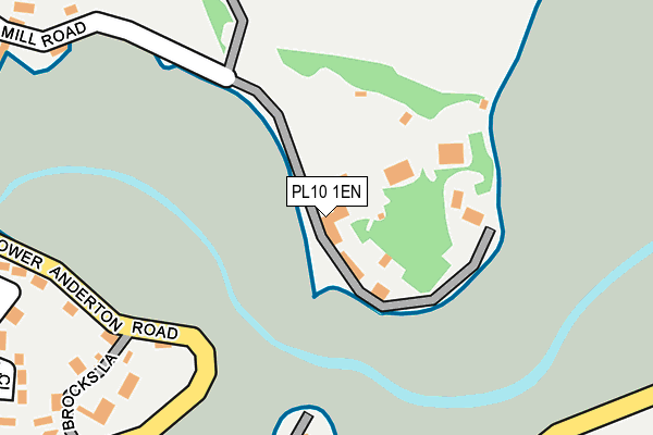 PL10 1EN map - OS OpenMap – Local (Ordnance Survey)
