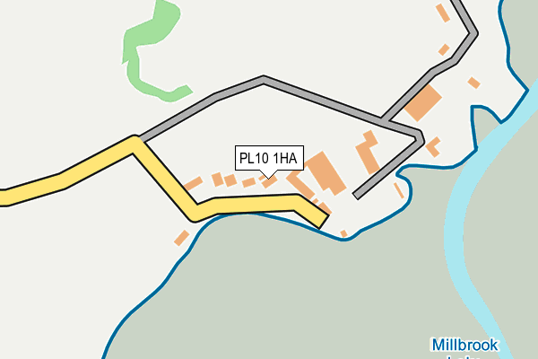 PL10 1HA map - OS OpenMap – Local (Ordnance Survey)