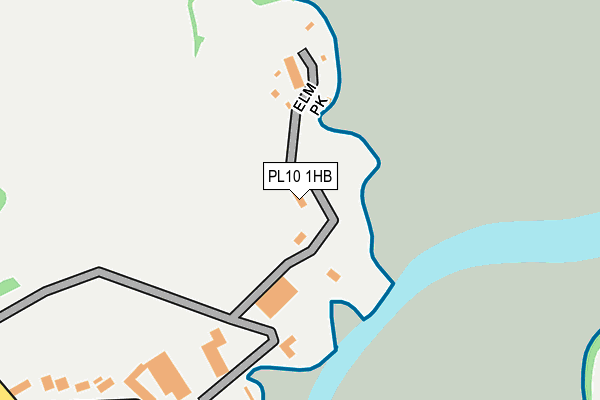 PL10 1HB map - OS OpenMap – Local (Ordnance Survey)