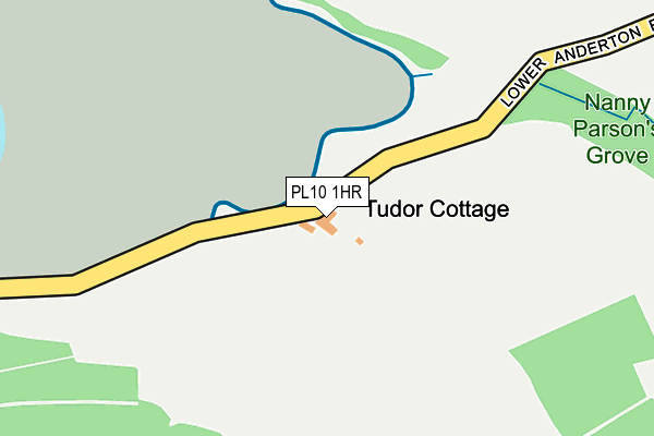 PL10 1HR map - OS OpenMap – Local (Ordnance Survey)