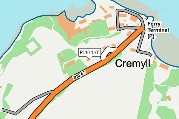 PL10 1HT map - OS OpenMap – Local (Ordnance Survey)