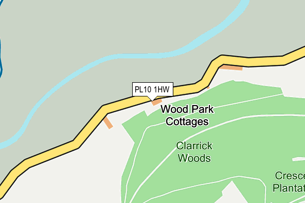 PL10 1HW map - OS OpenMap – Local (Ordnance Survey)